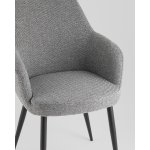 Стул обеденный Katys серый елочка