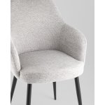 Стул обеденный Katys светло-серый рогожка