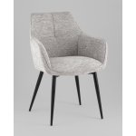 Стул обеденный Lynet рогожка светло-серый