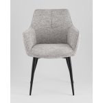 Стул обеденный Lynet рогожка светло-серый