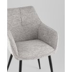 Стул обеденный Lynet рогожка светло-серый