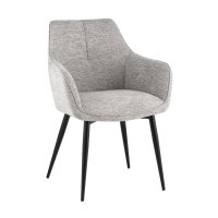 Стул обеденный Lynet рогожка светло-серый