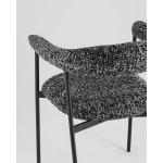 Стул обеденный Toko черно-белый