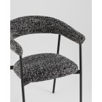 Стул обеденный Toko черно-белый