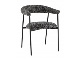 Стул обеденный Toko черно-белый