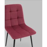 Стул Одди NEW велюр красный