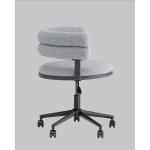 Стул офисный Ponty серый чёрные ножки