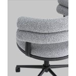 Стул офисный Ponty серый чёрные ножки