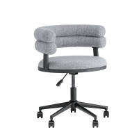 Стул офисный Ponty серый чёрные ножки