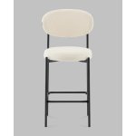 Стул полубарный Бриф DD букле молочный