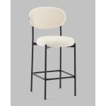 Стул полубарный Бриф DD букле молочный