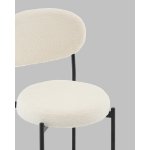 Стул полубарный Бриф DD букле молочный