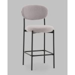 Стул полубарный Бриф DD букле светло-серый