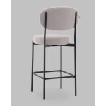 Стул полубарный Бриф DD букле светло-серый