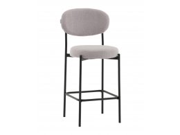 Стул полубарный Бриф DD букле светло-серый