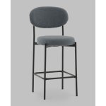 Стул полубарный Бриф DD букле темно-серый