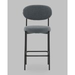 Стул полубарный Бриф DD букле темно-серый