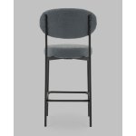 Стул полубарный Бриф DD букле темно-серый