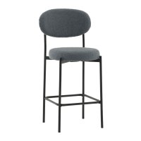 Стул полубарный Бриф DD букле темно-серый