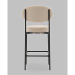 Стул Полубарный Бриф DD велюр бежевый