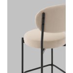 Стул Полубарный Бриф DD велюр бежевый