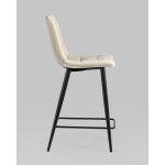 Стул полубарный Джанго велюр бежевый 2 шт.