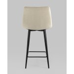 Стул полубарный Джанго велюр бежевый 2 шт.