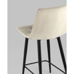 Стул полубарный Джанго велюр бежевый 2 шт.