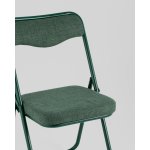 Стул складной Джонни рогожка зеленая каркас зеленый