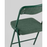 Стул складной Джонни рогожка зеленая каркас зеленый