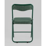 Стул складной Джонни рогожка зеленая каркас зеленый