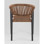 Стул Syna светло-коричневый серые ножки