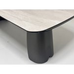 Стол KENT 200 TL-109, испанская керамика / Темно-серый каркас, ®DISAUR