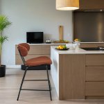 Стул полубарный Ant букле терракотовый