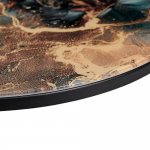 Набор кофейных столиков Tango космический с чёрными ножками, 2шт