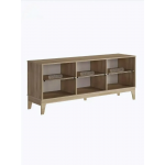 Комод Адриана МДФ белый софт/дуб сонома