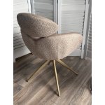 Стул ГУННАР (GUNNAR) 360 град, цвет БЕЖЕВЫЙ VEGA-11 / MIAMI-160, ткань / ШАМПАНЬ каркас, ®DISAUR Стул ГУННАР (GUNNAR) 360 град, цвет БЕЖЕВЫЙ VEGA-11 / MIAMI-160, ткань / ШАМПАНЬ каркас, ®DISAUR