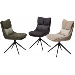 Стул LEROY 360 град. поворот Серый Maison 99# / OTE COBBLE 457 / черный каркас, ®DISAUR