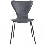 Стул Seven Style Leather серый Стул Seven Style Leather серый