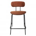 Стул полубарный Ant букле терракотовый