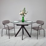 Стул Ant букле серый