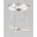 Журнальный столик Гера 50*50 см сталь серебро