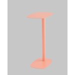 Журнальный столик Eanna L металл коралловый