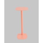 Журнальный столик Eanna L металл коралловый