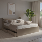 Кровать Астра (с ящиками) кашемир 1600х2000