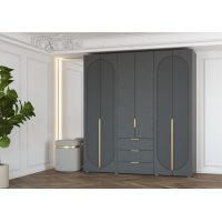 Шкаф Фиеста  2002*2200*500 (Графит/Графит Софт)