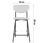 Стул полубарный Minnie коричневый