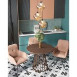 Стол обеденный Daphne 100*75 см орех