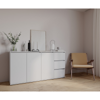 Комод Сура 1704 Белый