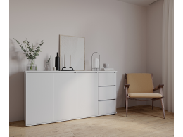 Комод Сура 1704 Белый